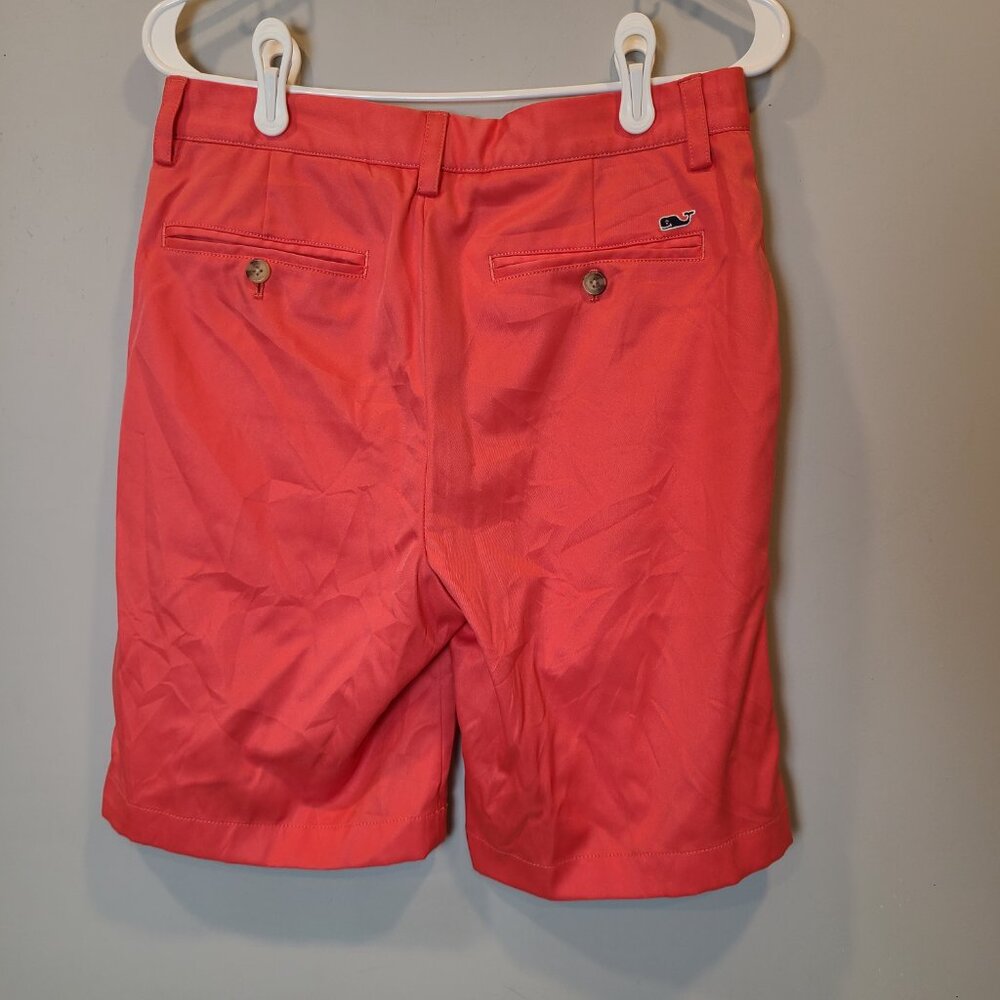 Vineyard Vines Links Shorts Mens 28 Salmon Coral Pink - Picture 2 of 7